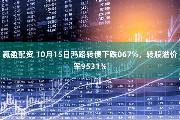 赢盈配资 10月15日鸿路转债下跌067%，转股溢价率9531%