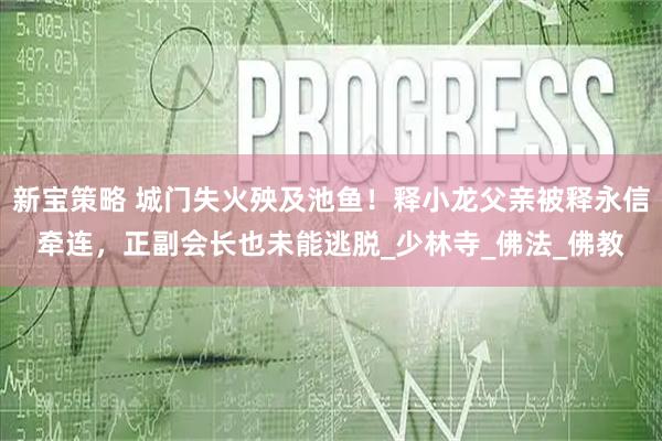 新宝策略 城门失火殃及池鱼！释小龙父亲被释永信牵连，正副会长也未能逃脱_少林寺_佛法_佛教