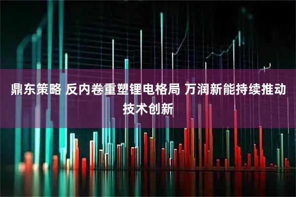 鼎东策略 反内卷重塑锂电格局 万润新能持续推动技术创新